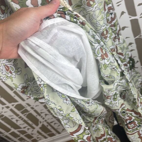 Soft Surroundings Zia Maxi Dress Medallion Print NEW Petite L - Picture 6 of 14